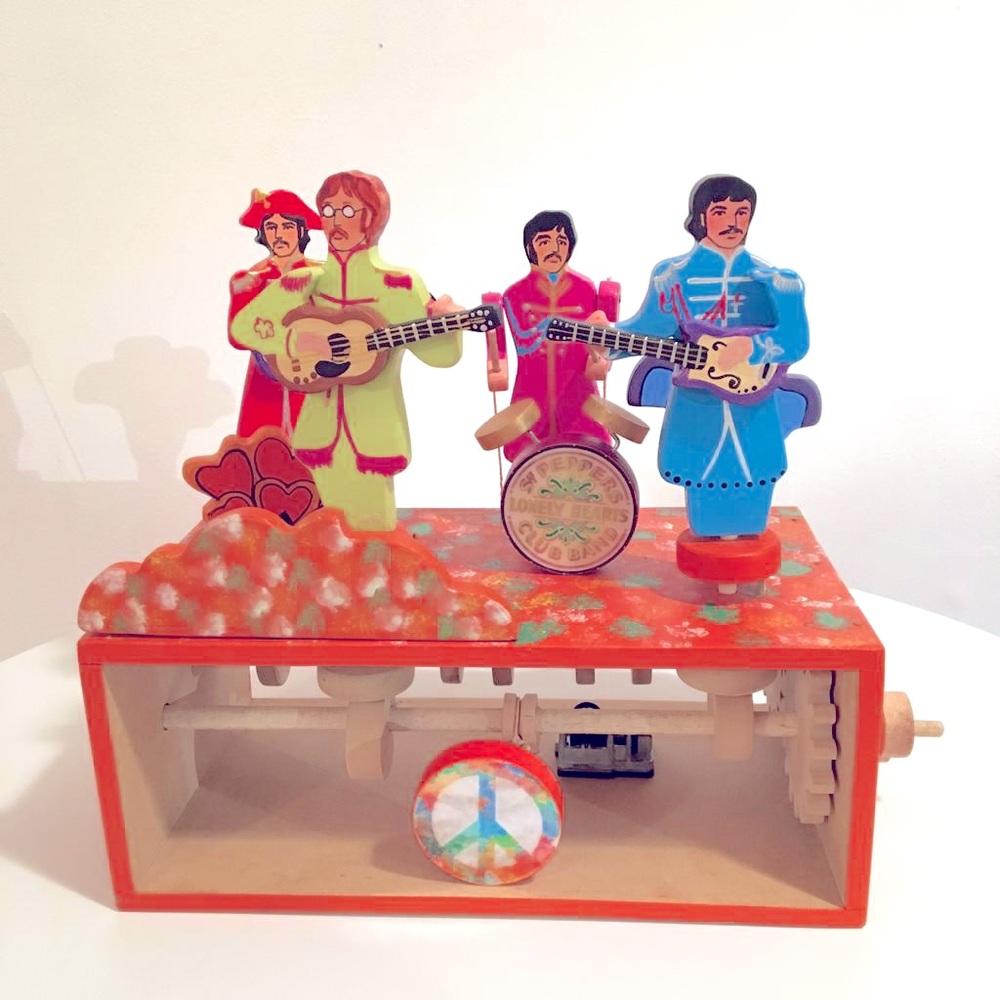 The beatles Handcrafted music box!